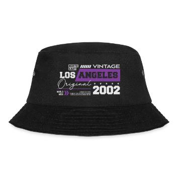 2002 Vintage Born Legend 22 Birthday - Bucket Hat - black - Front - Lela (165cm)