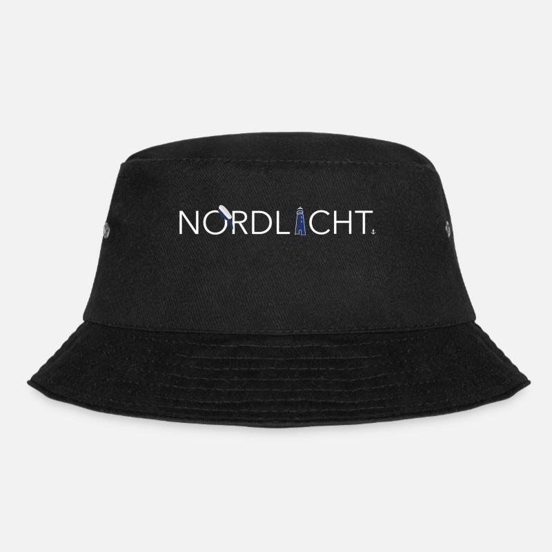 Nordlicht - Bucket Hat - Schwarz