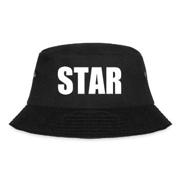 Star - Bucket Hat - Schwarz - Vorne - Lela (165cm)