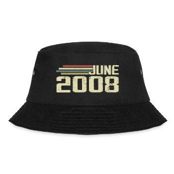 June 2008 Anniversary June 2008 June 2008 Birthday - Bucket Hat - black - Front - Lela (165cm)