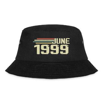 June 1999 Anniversary June 1999 June 1999 Birthday - Bucket Hat - black - Front - Lela (165cm)