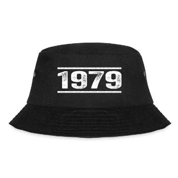 1979 Retro 1979 Geburtstag 1979 Vintage 1979 - Bucket Hat - Schwarz - Vorne - Lela (165cm)