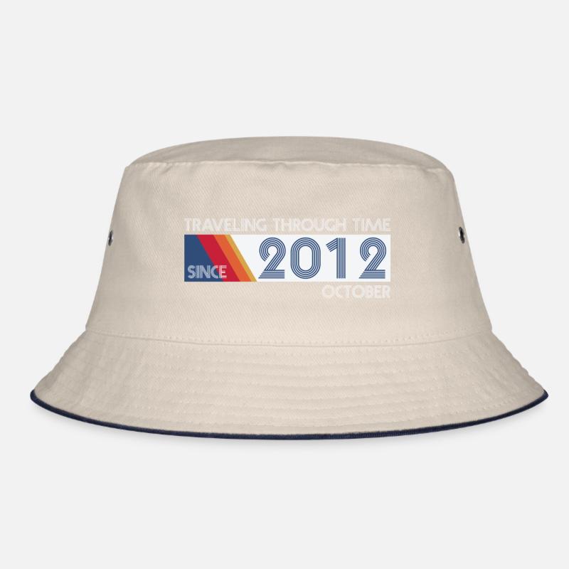 Funny Zeitreise Geburtstags Design October 2012 Bucket Hat