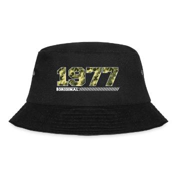 1977 Cadeau Anniversaire Vintage 1977 Armée - Bob - noir - Devant - Lela (165cm)