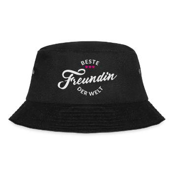 BESTE FREUNDIN DER WELT - Bucket Hat - Schwarz - Vorne - Lela (165cm)