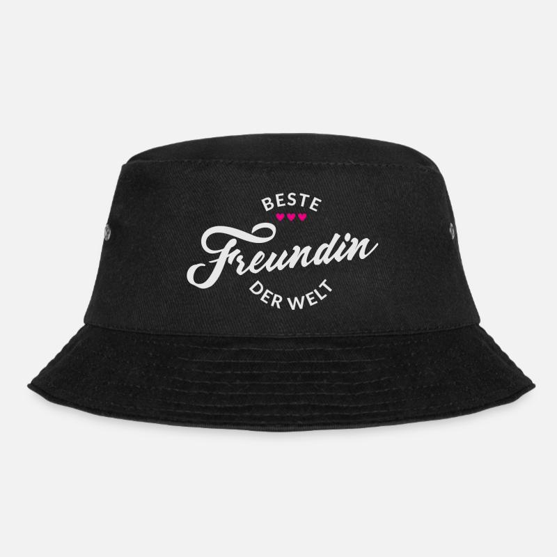 BESTE FREUNDIN DER WELT - Bucket Hat - Schwarz