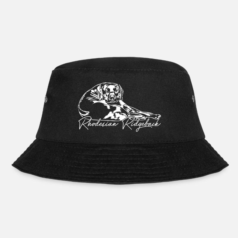 RHODESIAN RIDGEBACK Wilsigns Löwenhund Hunderasse - Bucket Hat - Schwarz