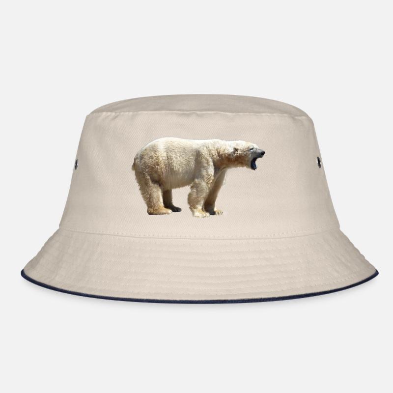 polar bear eisbaer nordpol north pole alaska11 Bucket Hat