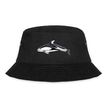 White flank dolphin - Lagénorhynque - Lag - Bucket Hat - black - Front - Lela (165cm)