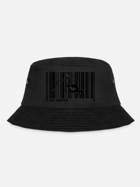 Barcode grs gymnastique1 - Bucket Hat - Schwarz