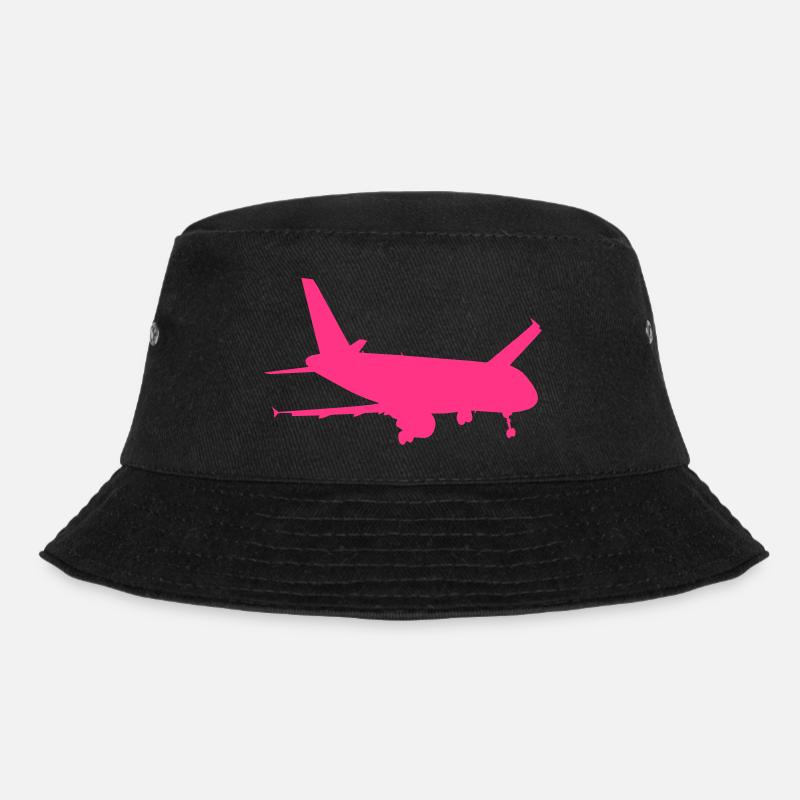 A320-Landung - Bucket Hat - Schwarz