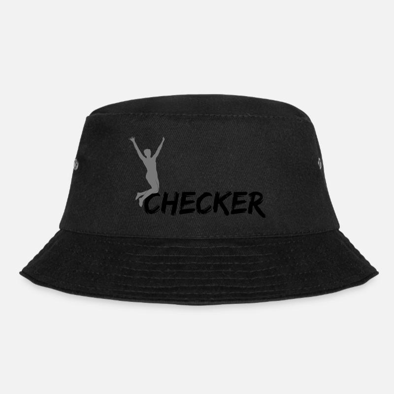checker - Bucket Hat - Schwarz