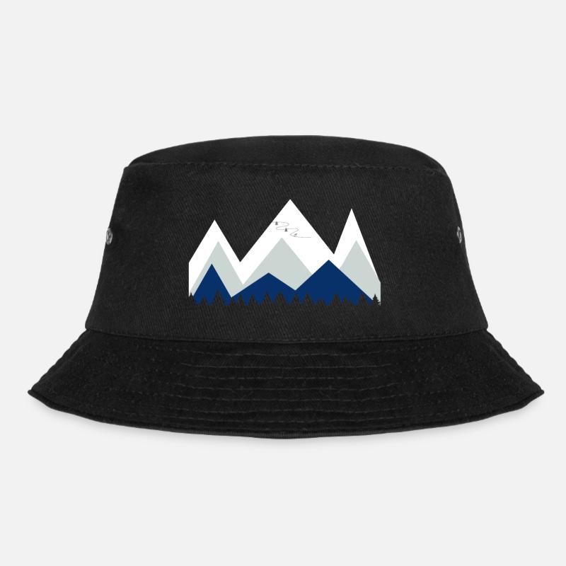 Ski - Bucket Hat - Schwarz