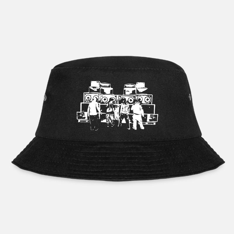 sound system free People - Bucket Hat - black
