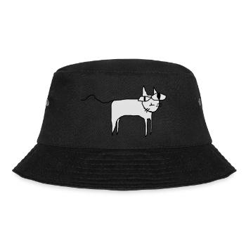 Cat - Bucket Hat - black - Front - Lela (165cm)