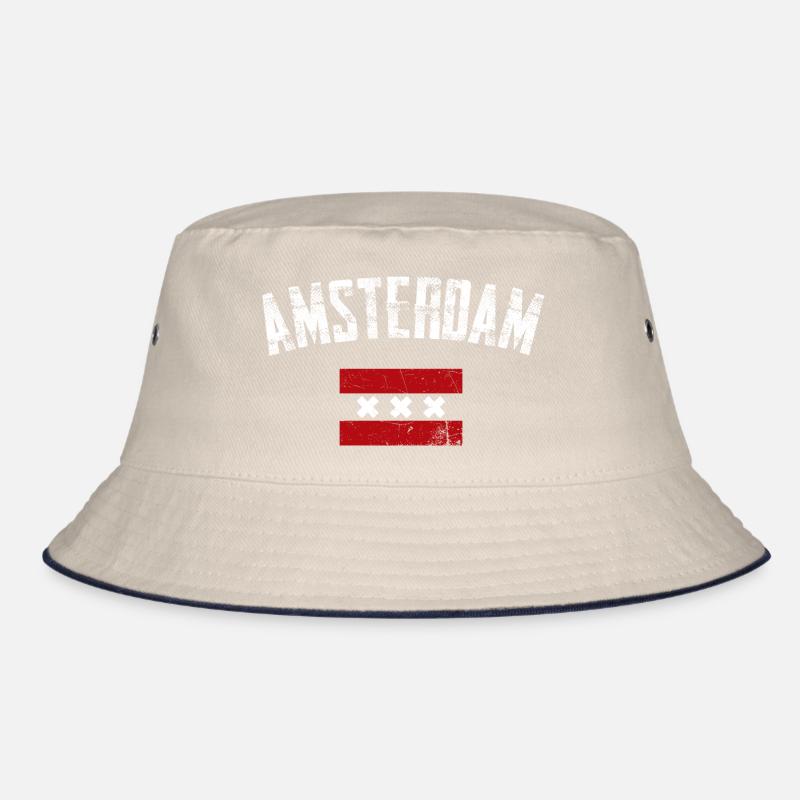 Amsterdam Bold Crest Tee Bucket Hat