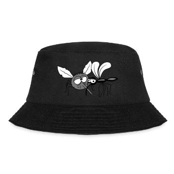 2 freunde team paar kleine schnake moskito blut tr - Bucket Hat - Schwarz - Vorne - Lela (165cm)