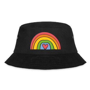 Arc-en-ciel avec cœur - Bob - noir - Devant - Lela (165cm)