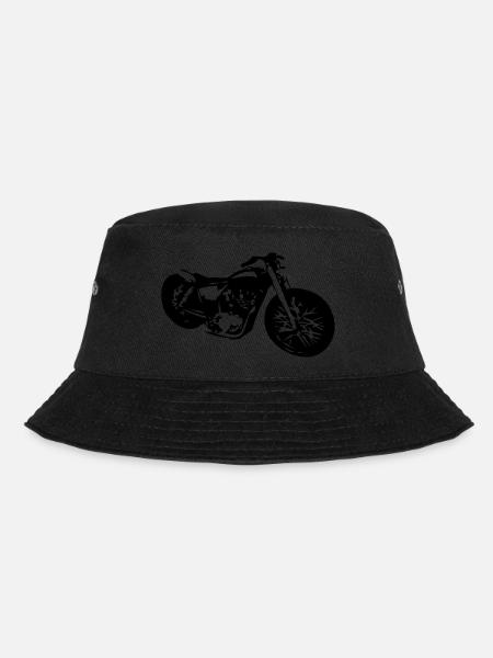 old motorbike - Bucket Hat - black