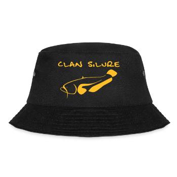 Clan Silure Wear - Design Classic Orange - Bucket Hat - black - Front - Lela (165cm)