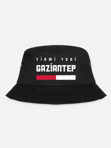 Gaziantep 27 Türkei Turkiye Geschenk Urlaub TR - Bucket Hat - Schwarz