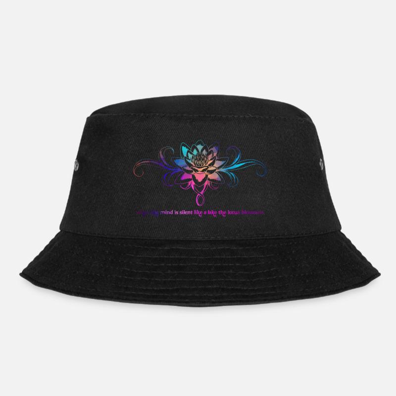 Fleur de lotus - Bob - noir