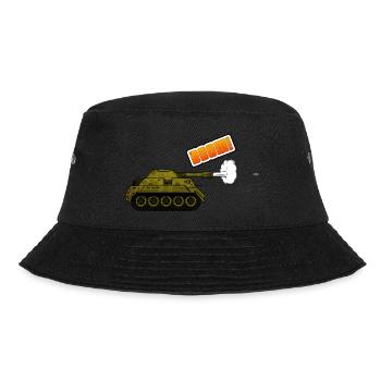 Panzer - Boom - Bucket Hat - Schwarz - Vorne - Lela (165cm)