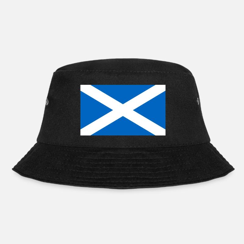 Scotland Flag - Bucket Hat - black