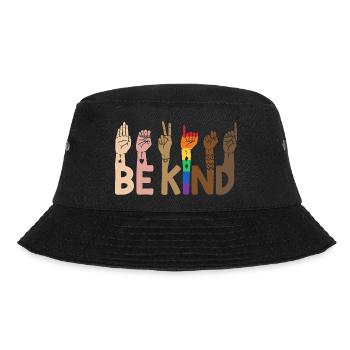 Be Child LGBT Rainbow - Bucket Hat - black - Front - Lela (165cm)