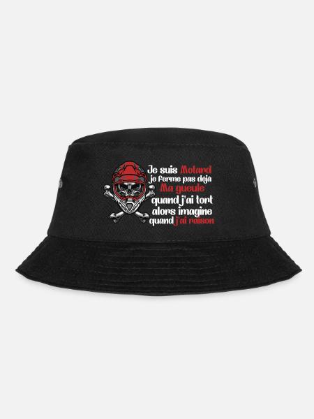 humour motard - je suis motard jet j'ai raison - Bob - noir