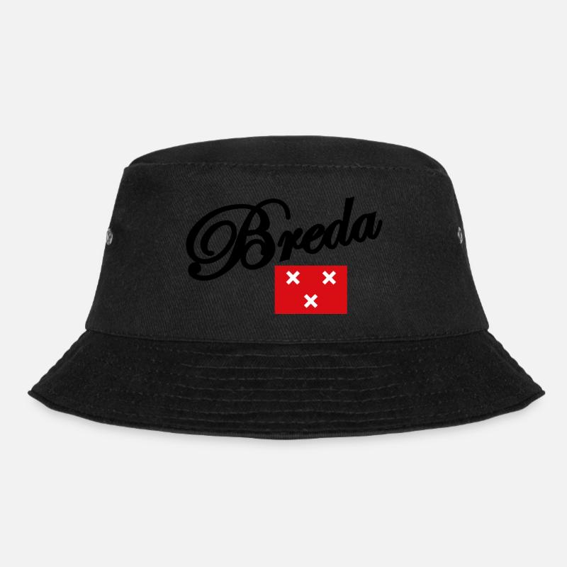breda Flagge Nordbrabant - Bucket Hat - Schwarz