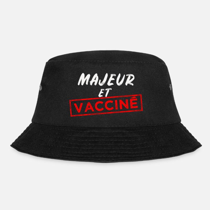 Majeur et vacciné - Bob - noir