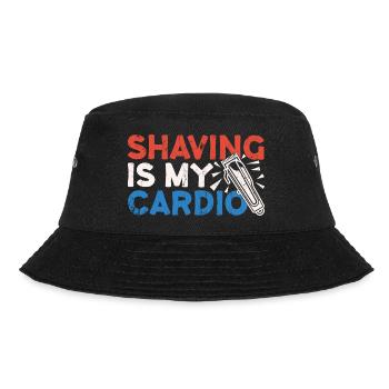 Barber Barbier Frisör Herrenfriseur Barbershop - Bucket Hat - Schwarz - Vorne - Lela (165cm)