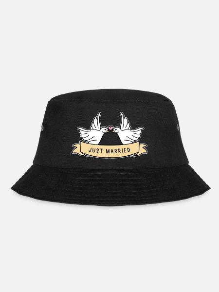 Just Married mariage - Bob - noir