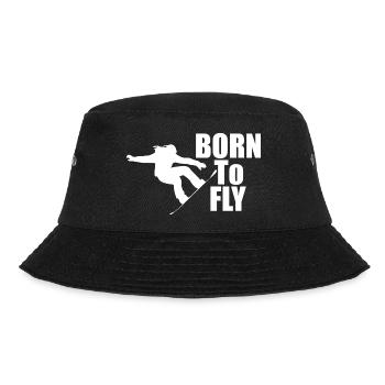 Snowboard Snowboarder - Bucket Hat - Schwarz - Vorne - Lela (165cm)