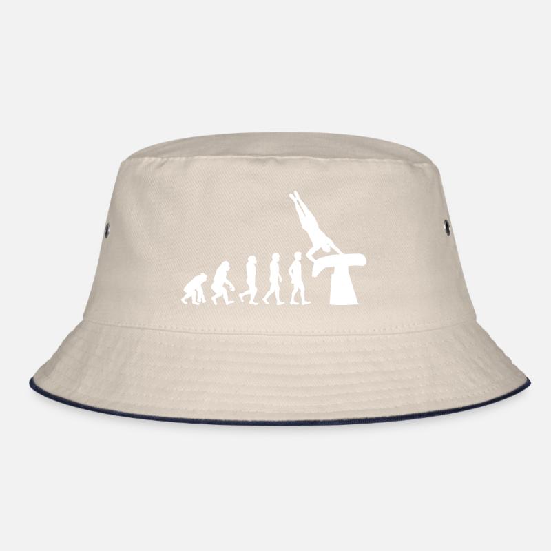 Kunstturnen Voltigier Turner Evolution Funny Bucket Hat