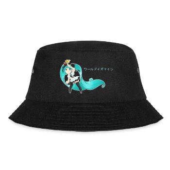 World is mine - Bucket Hat - black - Front - Lela (165cm)