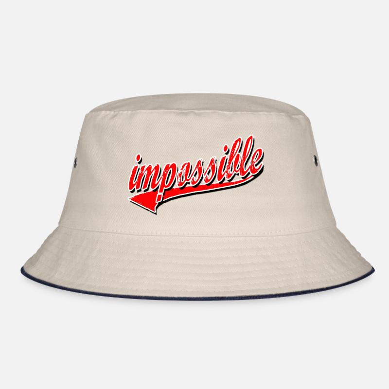 impossible unmöglich dieb bandit gym training cap Bucket Hat