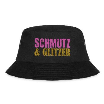 Muddy run shirt mud Schmutz Glitzer Lauf Frauen - Bucket Hat - Schwarz - Vorne - Lela (165cm)