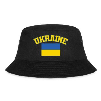 Flagge der Ukraine, Ukraine - Bucket Hat - Schwarz - Vorne - Lela (165cm)