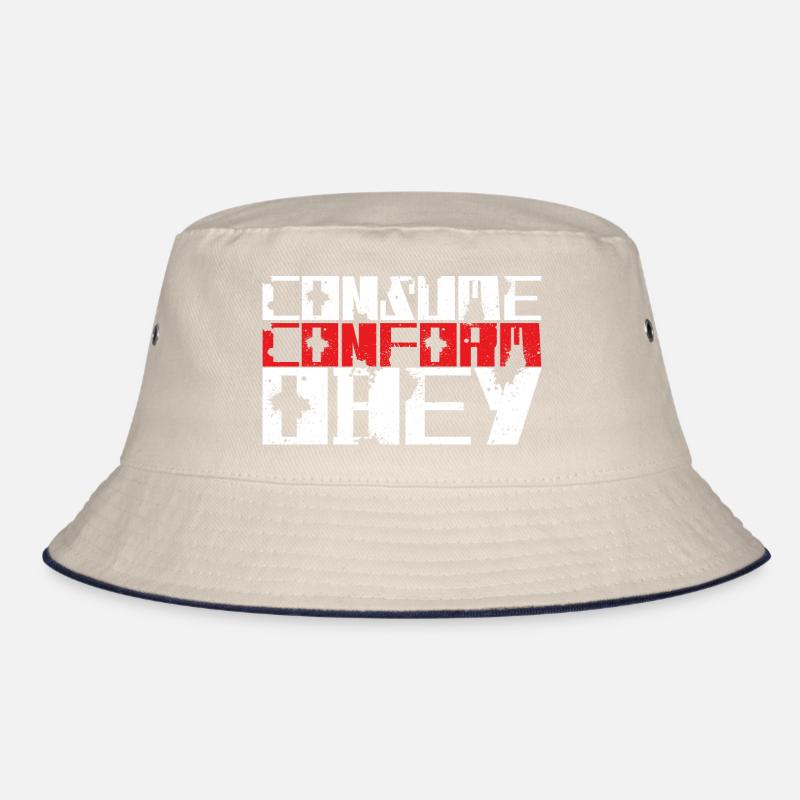 Consume Conform Obey! Bucket Hat