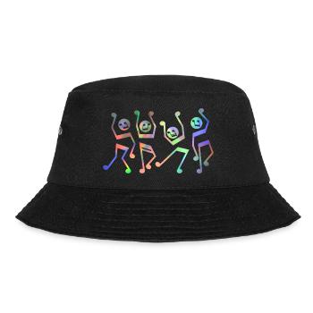 Dance - Bucket Hat - Schwarz - Vorne - Lela (165cm)