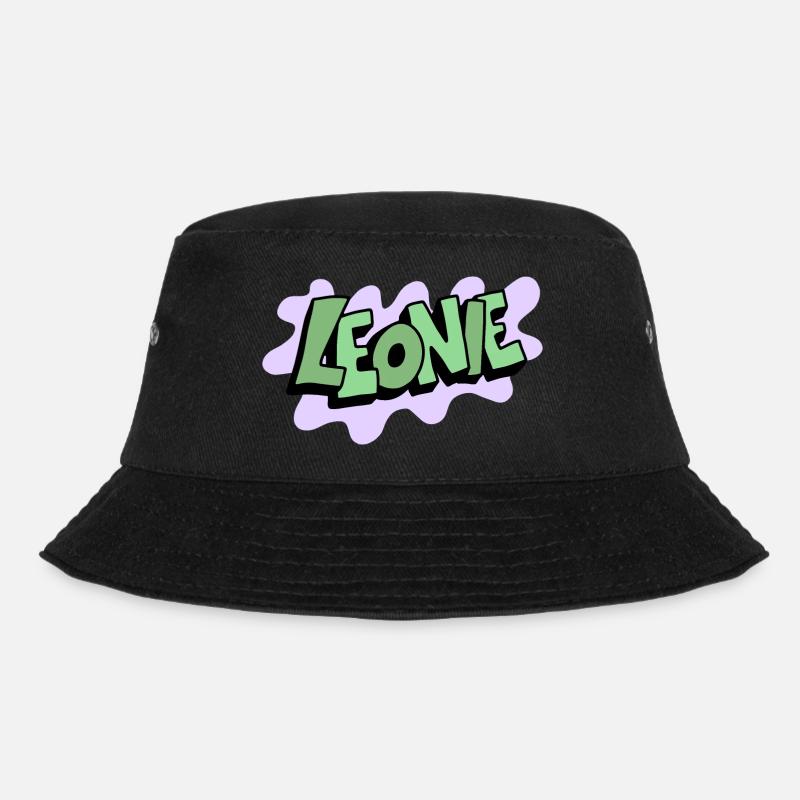 Grafitti Name Leonie - Bucket Hat - Schwarz