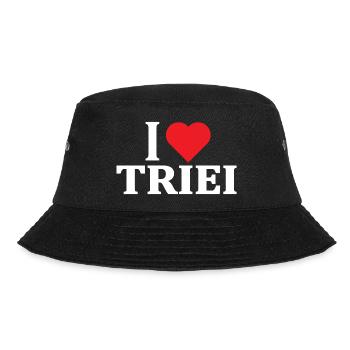 t-shirt Io amo Triei t-shirt gift Sardinia - Bucket Hat - black - Front - Lela (165cm)
