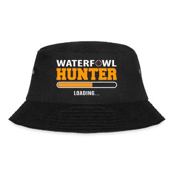 Geschenkidee für die Wasservogeljagd - Bucket Hat - Schwarz - Vorne - Lela (165cm)