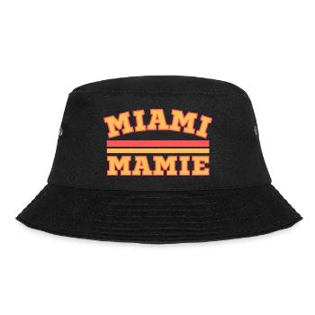 MIAMI MAMIE - SPORT ORANGE VINTAGE - Bob - noir - Devant - Lela (165cm)