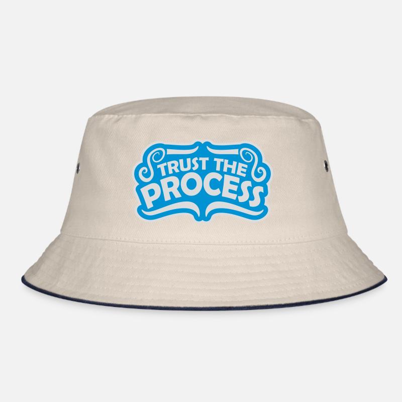 trust the process Quote Bucket Hat