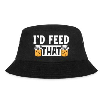 Bread Baking Baker Bakery Sourdough - Bucket Hat - black - Front - Lela (165cm)