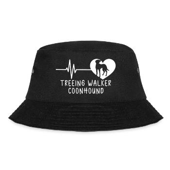 Treeing Walker Coonhound - Bucket Hat - Schwarz - Vorne - Lela (165cm)