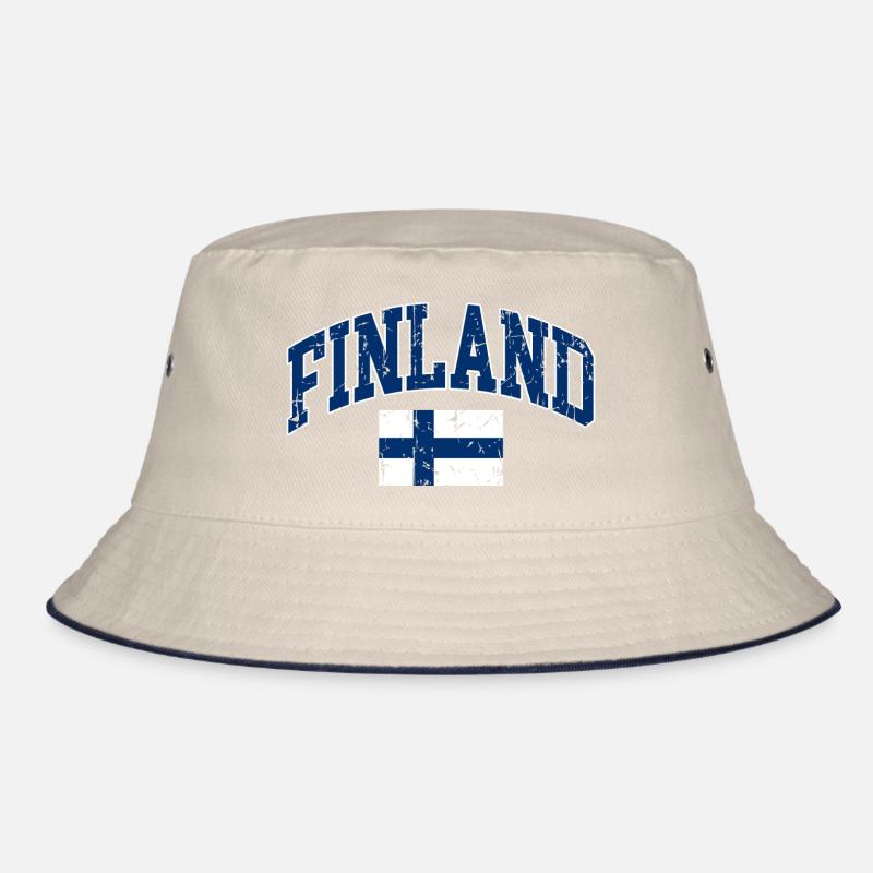 FINLAND FLAG Bucket Hat